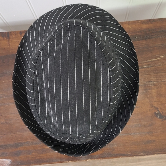 DP Outdoors Black White Striped Classic Panama Hat - Picture 5 of 7